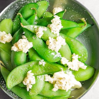 Buttered Garlic Edamame