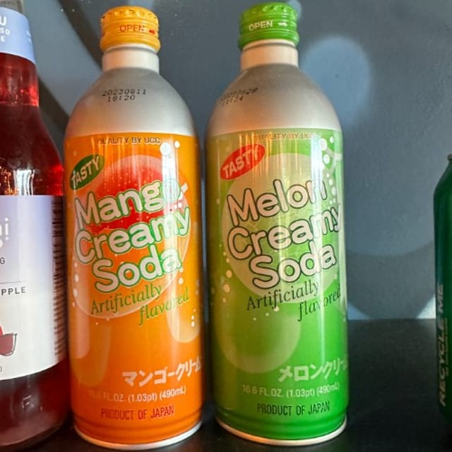 Japanese Melon Creamy Soda.