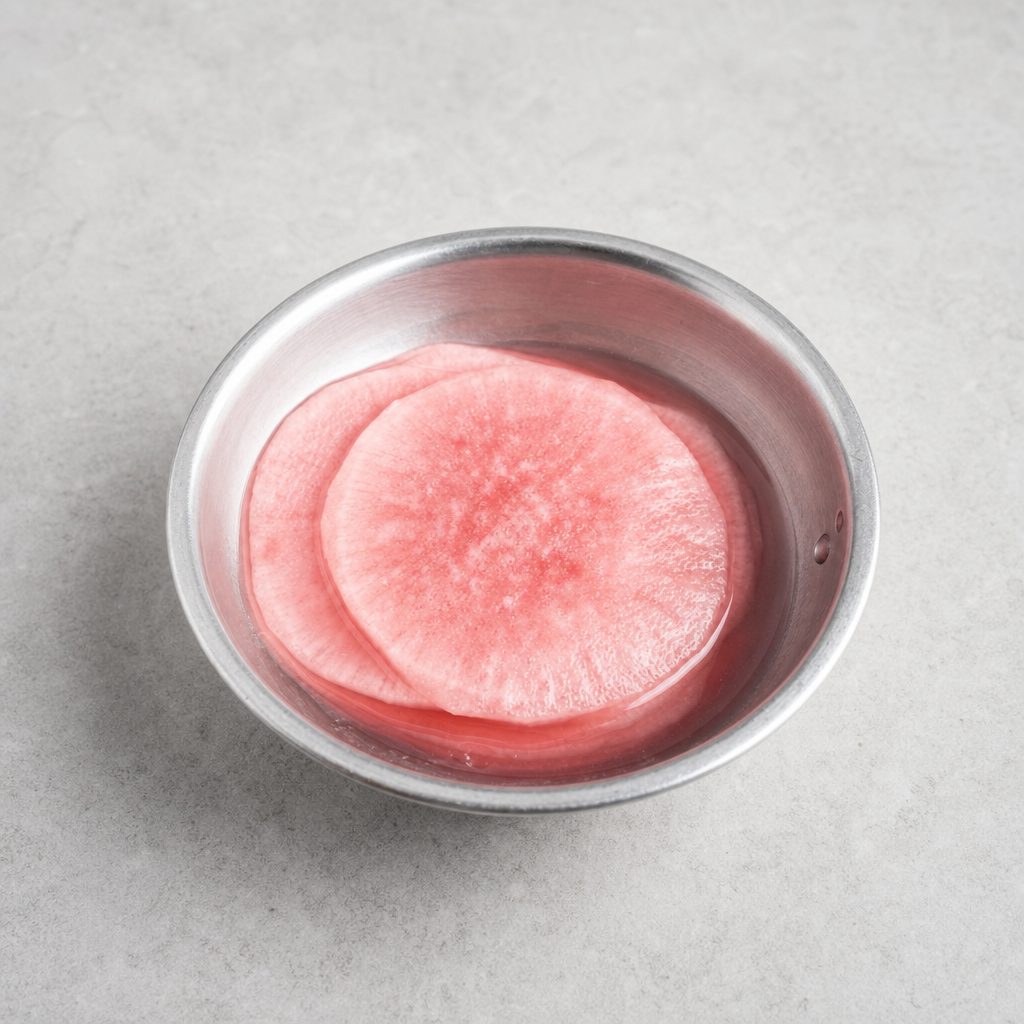 Pink Daikon.
