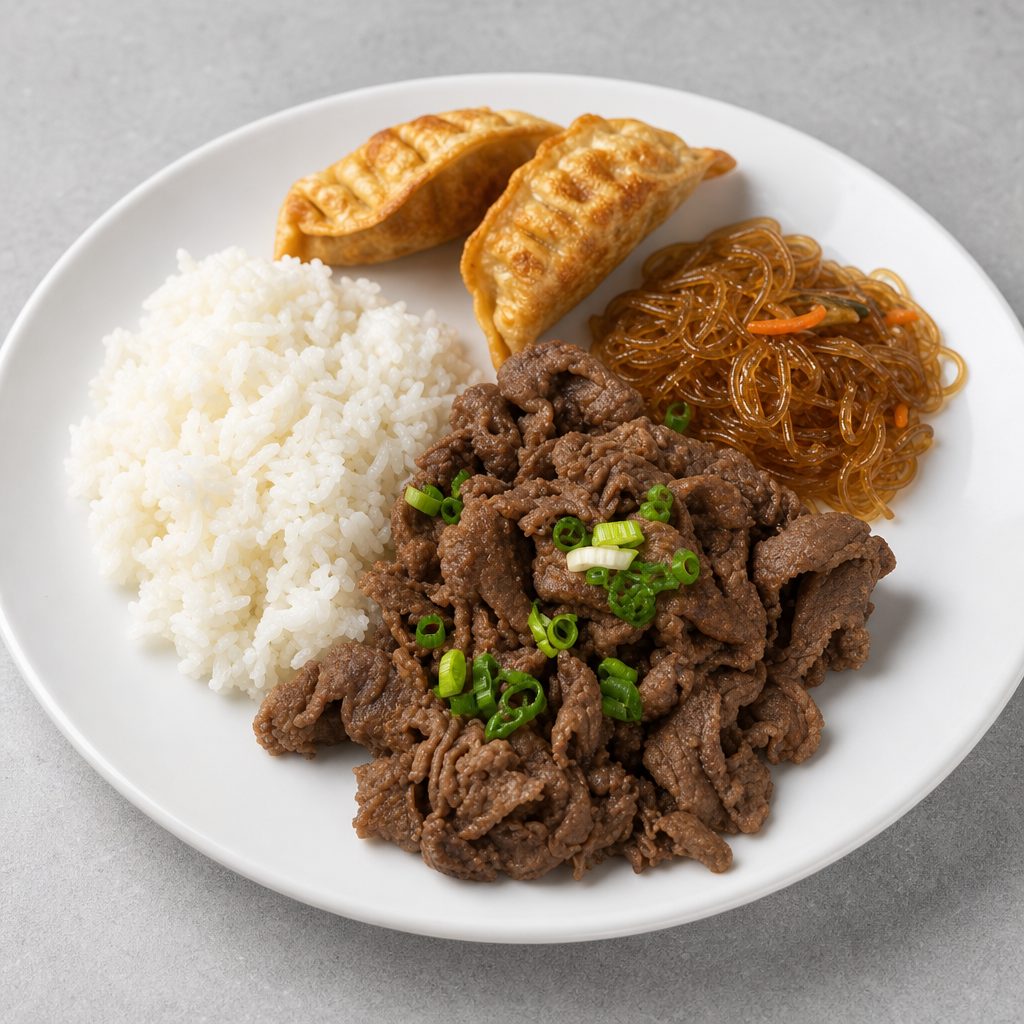 Korean BBQ Lamb Box.