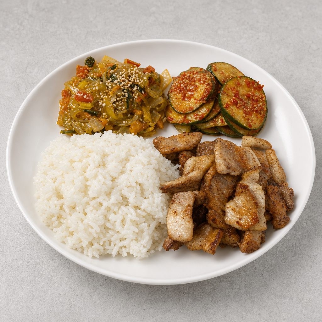 Korean BBQ Pork Box.
