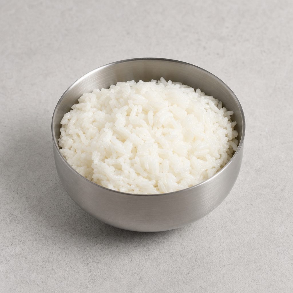 Steamed Rice.