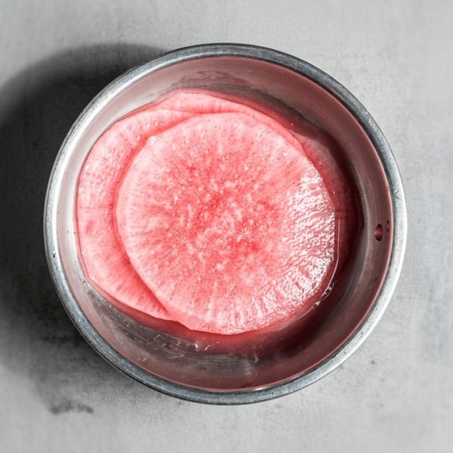 Pink Daikon.