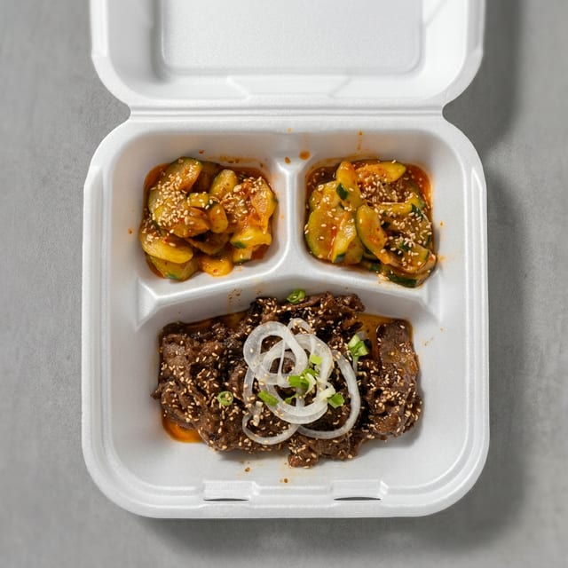 Korean BBQ Beef Box.